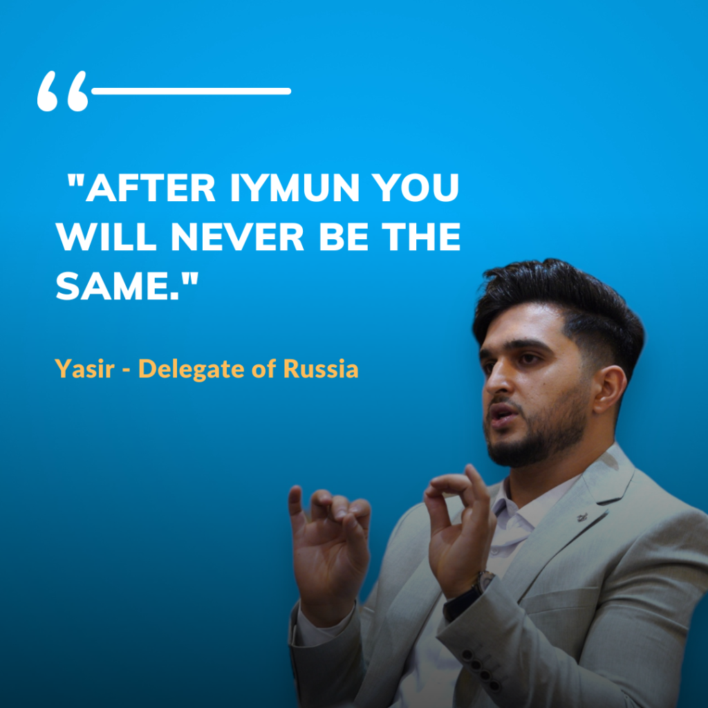 After IYMUN, you will never be the same